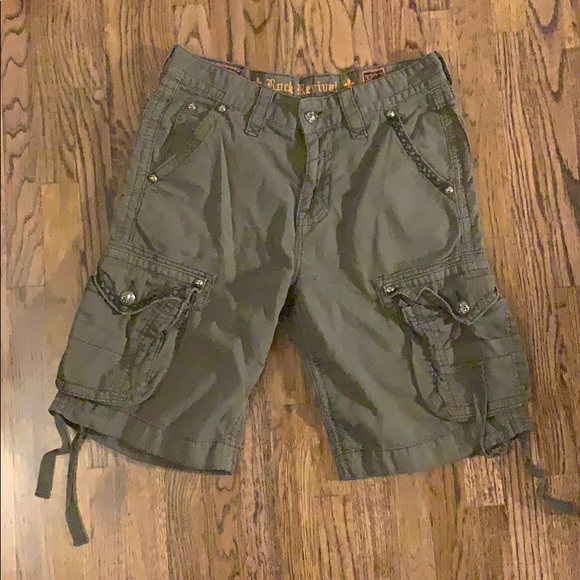 rock revival mens cargo shorts